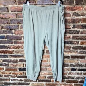 Hanes Originals Green Sleepwear Pajama Sweatpants Pants Men's Size 3XL